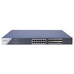 Ethernet Layer 2 Gibabit Switch Hikvison DS-3E0524TF με 12 θύρες  x 10/100/1000 RJ45 + 12 x Gigabit SFP ports 48 Gbps backplane