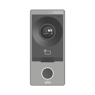 Δικτυακή (IP) μπουτονιέρα εισόδου (Villa Door Station) UNIVIEW OEU-201S-HMK-W για επίτοιχη ή χωνευτή τοποθέτηση με 1 μπουτόν κλήσης