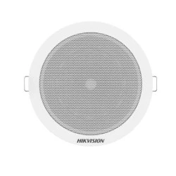 Aναλογικό μεγάφωνο οροφής 6W HIKVISION DS-QAE0206G1-V για χωνευτή τοποθέτηση με διάμετρος οπής 13cm εσωτερικού χώρου