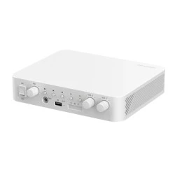 Αναλογικός ενισχυτής PA 60W Hikvision DS-QAE0A60G1-VB  με ενσωματωμένο Bluetooth για τη γρήγορη υποστήριξη αναπαραγωγής ήχου 