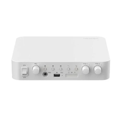 Αναλογικός ενισχυτής PA 60W Hikvision DS-QAE0A60G1-VB  με ενσωματωμένο Bluetooth για τη γρήγορη υποστήριξη αναπαραγωγής ήχου 