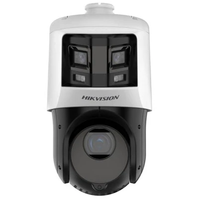 Διπλή δικτυακή κάμερα TandemVu Hikvision DS-2SE4C425MWG-E/26(F0) πανοραμική κάμερα 6MP ColorVu & speed dome 4MP  γωνία θέασης 180° IP66