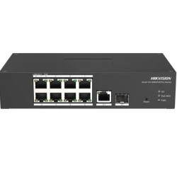 Switch με 8 Θύρες Gigabit (1Gbps) Ethernet ikvision DS-3T1310P-SI/HS Managed L2 PoE εμβέλεια έως 300m