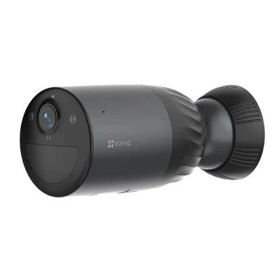 Ασύρματη δικτυακή ηλιακή κάμερα Bullet 8MP (4K) EZVIZ CS-BC1C-R100-2F8WFL λειτουργεί με επαναφορτιζόμενη μπαταρία 10400 mAh χωρίς καλώδια έως 180 ημέρες