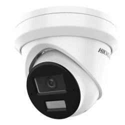 Δικτυακή κάμερα Dome (τύπου turret) 4K (8MP) ΗIkvision με σταθερό ευρυγώνιο φακό 2.8mm εμβέλειας έως 30m τροφοδοσία PoE ή 12 VDC