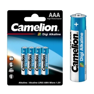 Μπαταρίες αλκαλικές AAA Camelion Digi Alkaline ενισχυμένης χωρητικότητας 1.5V LR03-BP4DG