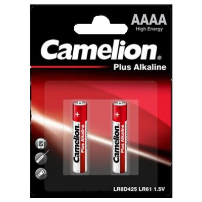 Μπαταρίες αλκαλικές ΑΑΑΑ(LR61) Camelion Plus Alkaline 1.5V συσκευασία σε Blister 2τμχ.