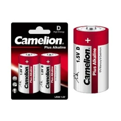 Μπαταρία αλκαλική Camelion Lr20-Bp2 D 1,5V σε Blister 2 τμχ.