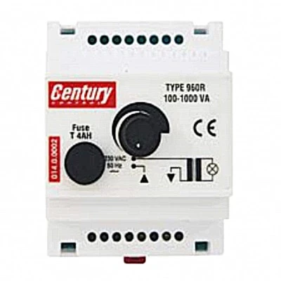 Dimmer ράγας Century Control 960R για επαγωγικά φορτία, 100–1000VA, 4 modules