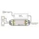 Push Button & 1-10 Led Dimmer 12-24V 21A PBLD-21 κατάλληλο για ταινίες LED & λάμπες
