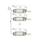 Push Button & 1-10 Led Dimmer 12-24V 21A PBLD-21 κατάλληλο για ταινίες LED & λάμπες