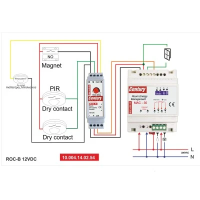 Room Occupancy Controller B12VDC – Ελεγκτής Δωματίου 12V DC για Ξενοδοχεία & Ενοικιαζόμενα Δωμάτια