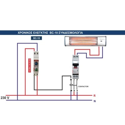 Χρονικός ελεγκτής (Time Controller) BC-10, 230V AC / 50Hz, 2VA, με ηχητική ειδοποίηση έναρξης & λήξης Χρονικός ελεγκτής (Time Controller) BC-10, 230V AC / 50Hz, 2VA, με ηχητική ειδοποίηση έναρξης & λήξης