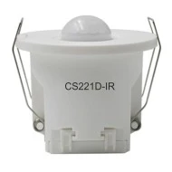 CS221D IR PIR Αισθητήρας Κίνησης 12-24VDC με Dry Contact & Ανιχνευτή Φωτός – Ιδανικός για Smart Home, Ξενοδοχεία & Γραφεία