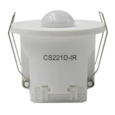 CS221D IR PIR Αισθητήρας Κίνησης 12-24VDC με Dry Contact & Ανιχνευτή Φωτός – Ιδανικός για Smart Home, Ξενοδοχεία & Γραφεία