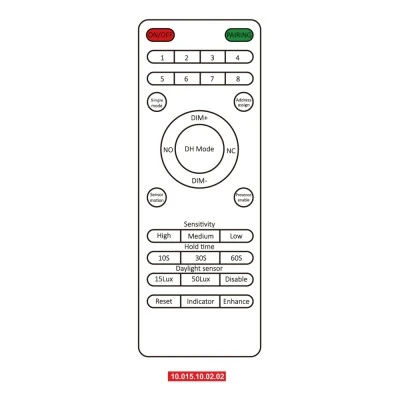 Remote Control RC-18 για Αισθητήρα CS238D IR – Τηλεχειριστήριο Ρύθμισης Παραμέτρων