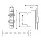PS-12 Τροφοδοτικό Ράγας DIN 230V/12V DC 1,25A για Αισθητήρες 12-24V DC
