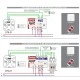 Μαγνητικός διακόπτης 12V DC 30mΑ μπεζ για δωμάτια ξενοδοχείων με φωτεινή ένδειξη