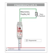 Διαχειριστής κλιματισμού Eco ACR-16 Controller CENTURY με ρυθμιζόμενη χρονοκαθυστέρηση 9min