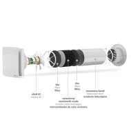 Εναλλάκτης θερμότητας AIRROXY aRheat Ø100 2,5-4W για κάλυψη18-40m³/h με καλώδιο και τηλεχειριστήριο