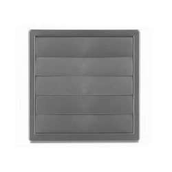 Ρυθμιζόμενη περσίδα εξαερισμού AIRROXY 170x170mm Ø80-150 γκρι με κλαπέ Ρυθμιζόμενη περσίδα εξαερισμού AIRROXY 170x170mm Ø80-150 γκρι με κλαπέ