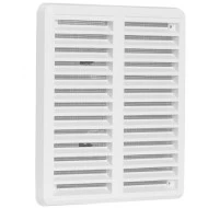 Περσίδα εξαερισμού λευκή 150x150mm 0311 για εξωτερικό & εσωτερικό χώρο από πλαστικό υψηλής ποιότητας
