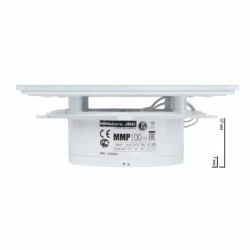  Εξαεριστήρας με κοντό λαιμό Φ100mm 16W 90 m³/h γυαλί σε χρώμα λευκό ματ