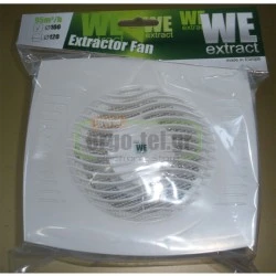 Εξαεριστήρας μπάνιου Φ100mm 11W με κλαπέ σειρά OK06 230V 95 m³/h 41dB