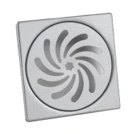 Σχαράκι μεταλλικό για σιφώνια 100x100mm χρώμιο μεγάλης δυνατότητας απορρόφησης των υδάτων