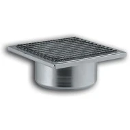 Περσίδα εξαερισμού 150x150mm Φ100mm μεταλλική inox ανθεκτική σε υψηλές θερμοκρασίες -40ºC - +300ºC