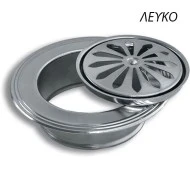 Πορτάκι τοίχου για καπνοδόχο λευκό Φ118mm μεταλλικό για σύνδεση σε εξωτερικούς & εσωτερικούς χώρους Πορτάκι τοίχου για καπνοδόχο λευκό Φ118mm μεταλλικό για σύνδεση σε εξωτερικούς & εσωτερικούς χώρους