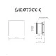 Εξαεριστήρας MM-PEC 13W 230V 50Hz 105m³/h Φ100/105 επίτοιχης τοποθέτησης χρυσό PVC πλαστικό