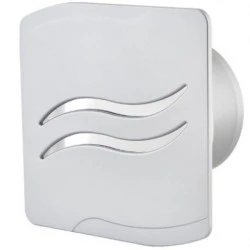Εξαεριστήρας MMP 13W 230V 50Hz 105m³/h Φ100/105 επίτοιχης τοποθέτησης ασημί PVC πλαστικό