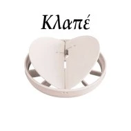 Εξαεριστήρας μπάνιου Φ100mm 13W 105m³/h 29dB MMP με γυάλινη πρόσοψη επίπεδη λευκό ματ