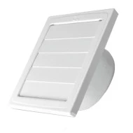 Περσίδα εξαερισμού βαρύτητας Φ125m 150x150mm μεταλλική εξωτερικής τοποθέτησης