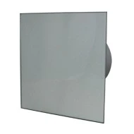 Εξαεριστήρας μπάνιου Φ100mm 13W 105m³/h 29dB MMP με γυάλινη επίπεδη πρόσοψη γραφίτης ματ
