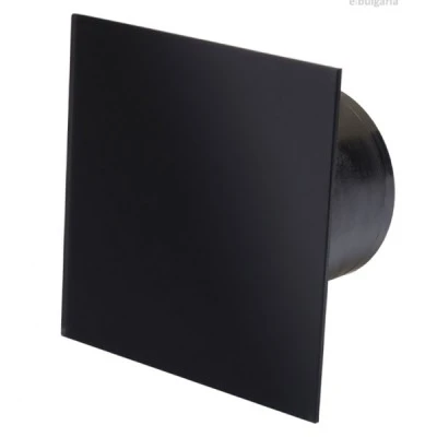 Εξαεριστήρας MMP-UE 5,5W 230V 50Hz 100m³/h Φ100/100 επίτοιχης τοποθέτησης μαύρο γυάλινο ματ