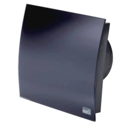 Εξαεριστήρας MMP-UE μαύρο gloss γυαλί 5,5W 230V 50Hz 100m³/h Φ100/100 επίτοιχης τοποθέτησης
