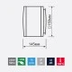 Ιονιστής αέρα AIR PURIFIER 17W 230V IP24 32dB με φίλτρο HEPA ενεργού άνθρακα Ιονιστής αέρα AIR PURIFIER 17W 230V IP24 32dB με φίλτρο HEPA ενεργού άνθρακα