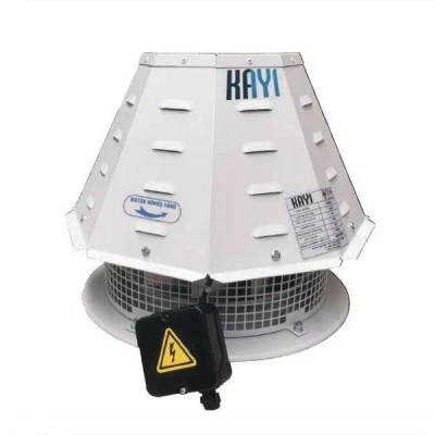 Φυγοκεντρικός ανεμιστήρας οροφής 190W 220 VAC 1,2 A Φ310mm 1900 m3/h 62 dB μεταλλικός