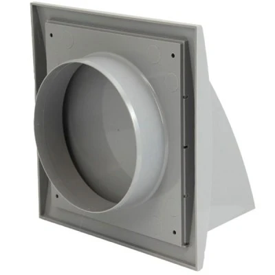 Περσίδα εξαερισμού Europlast ND10FVP 148x153mm Ø100mm γκρι πλαστική