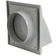 Περσίδα εξαερισμού Europlast ND10FVP 148x153mm Ø100mm γκρι πλαστική