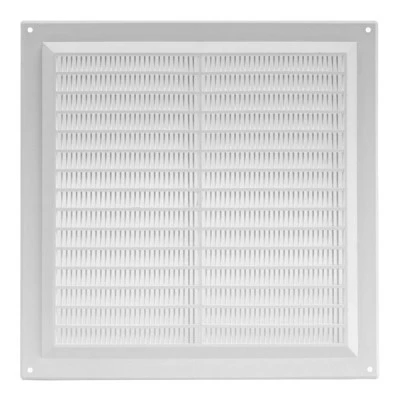 Περσίδα εξαερισμού λευκή 250x250mm πλαστική τετράγωνή Europlast VR2525 με πλέγμα προστασίας Περσίδα εξαερισμού λευκή 250x250mm πλαστική τετράγωνή Europlast VR2525 με πλέγμα προστασίας