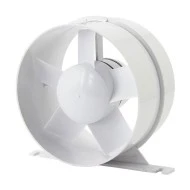 Εξαεριστήρας μπάνιου EUROPLAST XK150 λευκός Φ150 22W 216m3/h 230V επίτοιχης τοποθέτησης