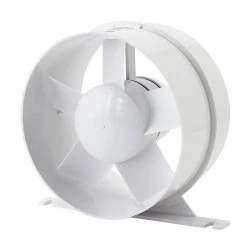 Εξαεριστήρας μπάνιου EUROPLAST XK150 λευκός Φ150 22W 216m3/h 230V επίτοιχης τοποθέτησης