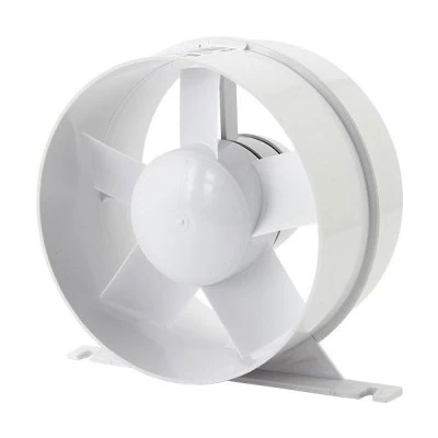 Εξαεριστήρας μπάνιου EUROPLAST XK150 λευκός Φ150 22W 216m3/h 230V επίτοιχης τοποθέτησης