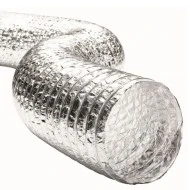 Εύκαμπτος αμόνωτος αεραγωγός Alu Flex A K-ZENALU F102MM Φ102mm