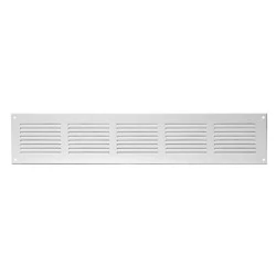 Περσίδα εξαερισμού λευκή μεταλλική 500x150mm Europlast MR5015 με πλέγμα προστασίας