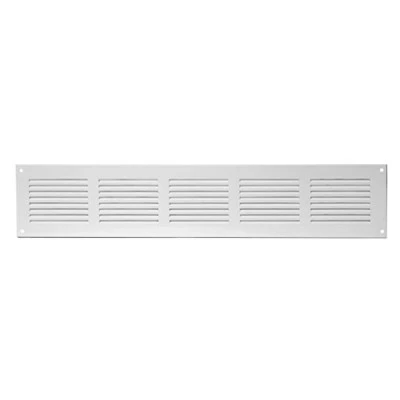 Περσίδα εξαερισμού λευκή μεταλλική 500x150mm Europlast MR5015 με πλέγμα προστασίας