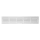 Περσίδα εξαερισμού λευκή μεταλλική 500x150mm Europlast MR5015 με πλέγμα προστασίας